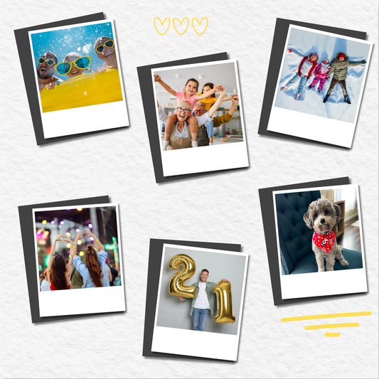 Magnetic Polaroid Prints